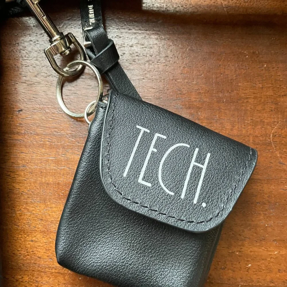 Rae Dunn “BLESSED” Black Crossbody Bag with Detachable TECH Pouch